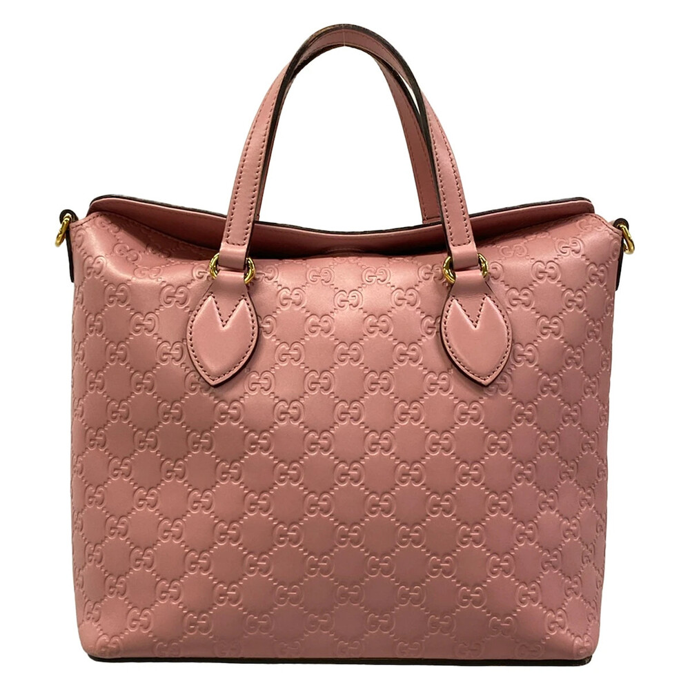 Gucci Guccissima Pink Leather Handbag #330445G92B